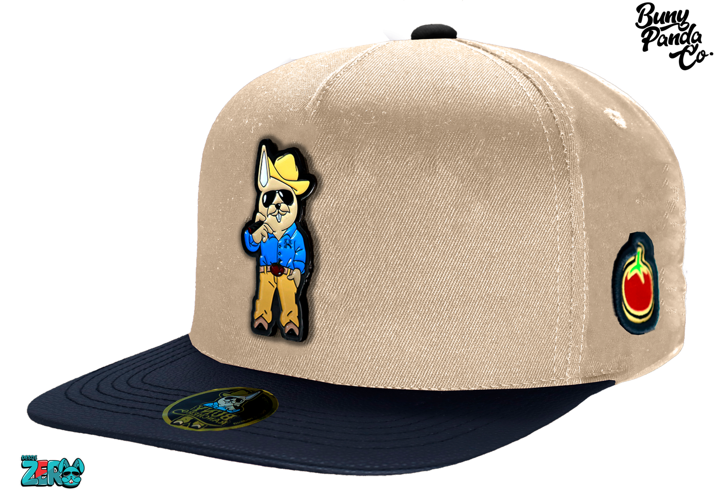 Buny Ranchero - Khaki/Black V/Piel