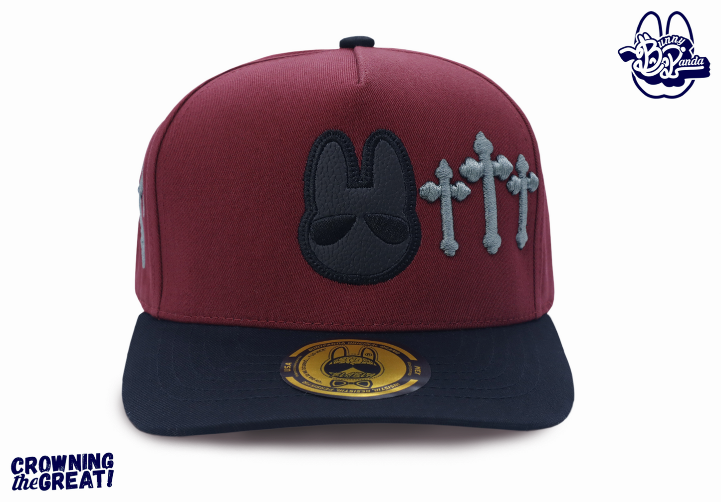 Holly Crosses Buny - Wine & Black