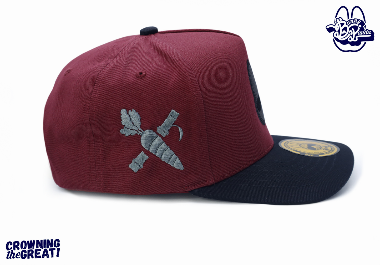 Holly Crosses Buny - Wine & Black