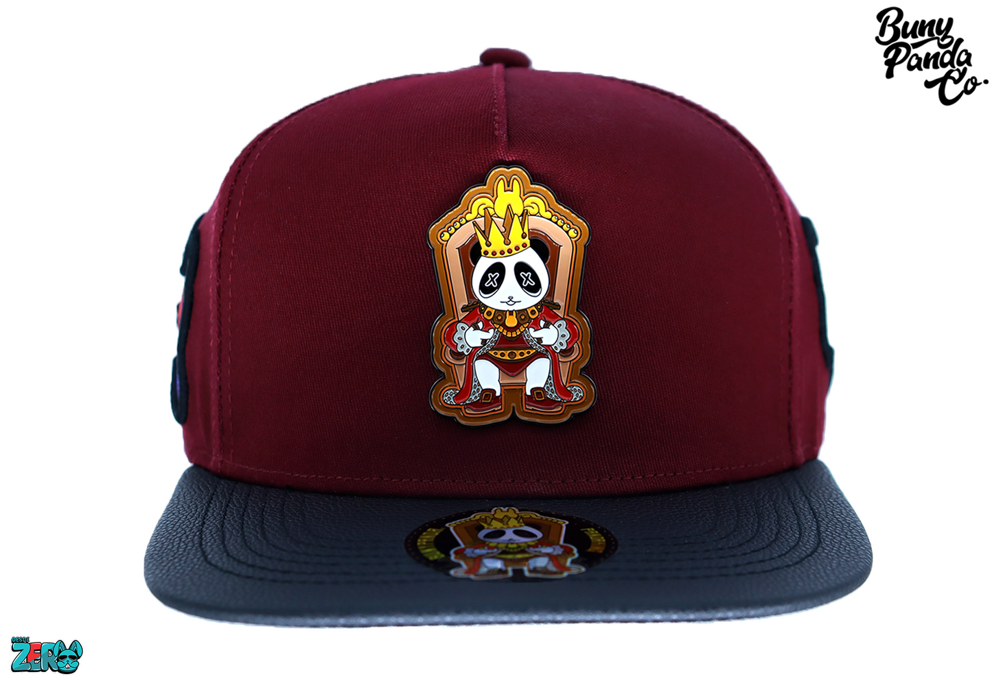 Panda King - Burgundy/Black V/Piel