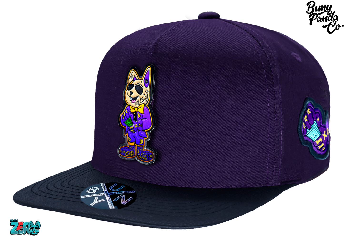 Buny Rich - Purple/Black V/Piel