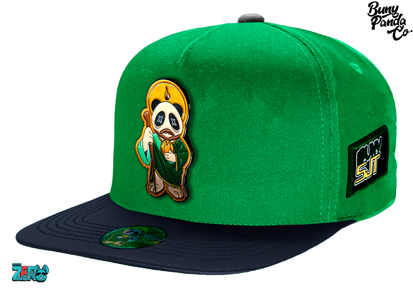 Panda SJT - Green/Black V/Piel