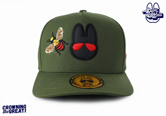 Olive Green Buny Bee