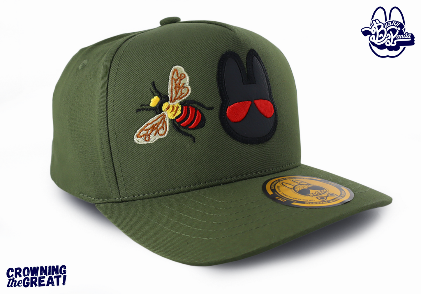 Olive Green Buny Bee