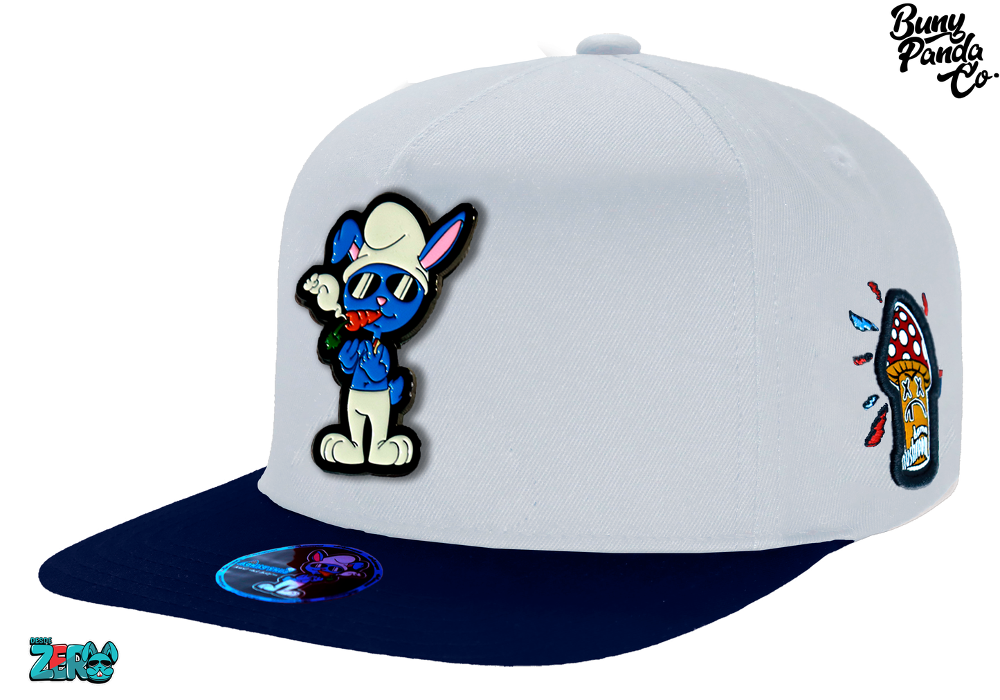 Damn Mushroom - White/Navy