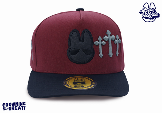 Holly Crosses Buny - Wine & Black