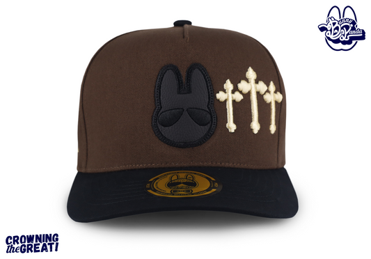 Holly Crosses Buny - Brown & Black