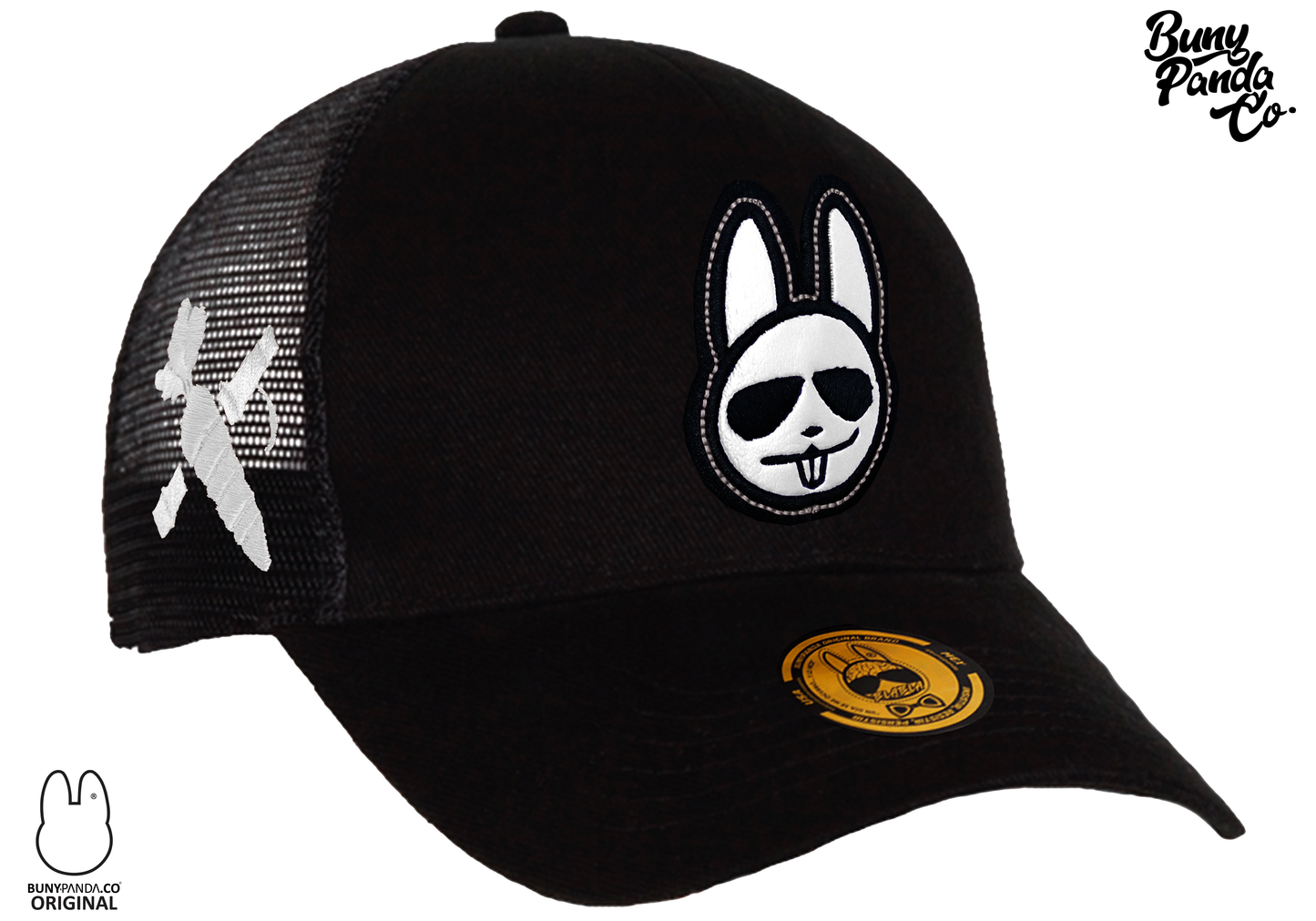 Buny Original White - Black Mesh